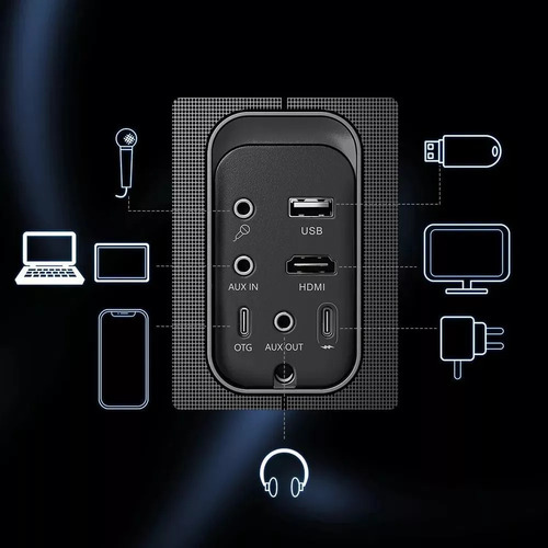 Caixa Karaokê Joog Shell S1 180w - Tela 10,1