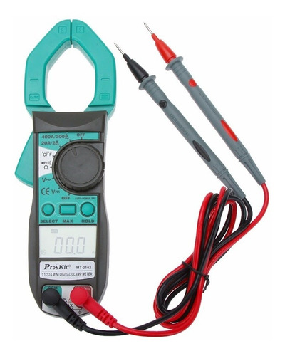 Imagen 6 de 6 de Pinza Amperimetrica Medicion Temperatura 2 Amper Proskit