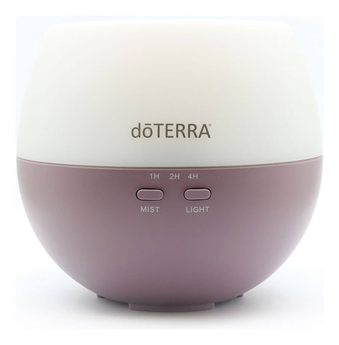 Difusor Aromático Doterra petal con voltaje de 220V blanco y beige