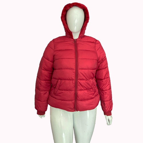 Imagem 8 de 10 de Jaqueta Feminina Parka Sobretudo Plus Size Capuz Pelinho
