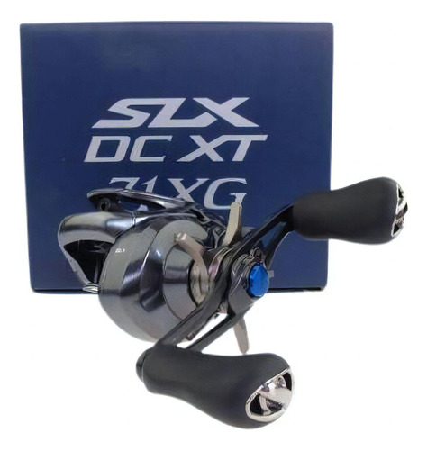 Carrete de pesca izquierdo Shimano Slx Dc Xt 71 Xg, color negro