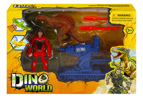Dino World Set Dinosaurio Con Figura 5 Piezas Ck