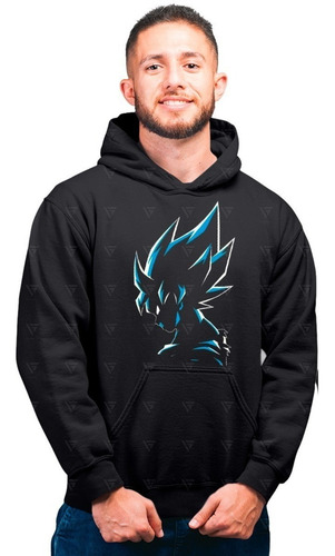 Poleron Con Diseño Goku De Perfil Dragon Ball Z Anime Manga | Cuotas sin interés Poleron Con Diseño Goku De Perfil Dragon Ball Z Anime Manga | Cuotas sin interés