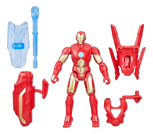 Figura Marvel Iron Man Con Equipamiento De Batalla