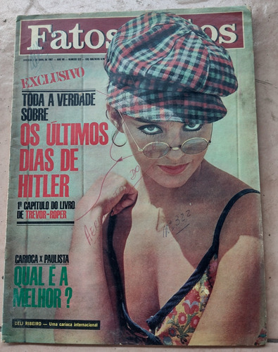 Revista Fatos E Fotos 1967.celi.caraguatatuba.cassius.moda