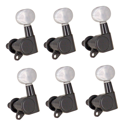 Imagen 7 de 9 de 6 Pcs Clavijas De Afinación Para Guitarra Acústica
