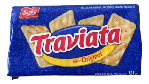 Galletitas Sandwich Saladas Sabor Original Traviata 101 G 