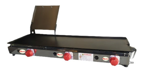 Imagem 1 de 4 de Chapa/sanduicheira Gás P/ Lanches 31x90 Com Abafador