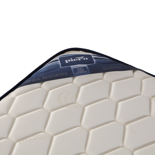Imagen 4 de 5 de Sommier Piero Bahia Pillow 2 1/2 plazas de 190 cm x 150 cm Resortes