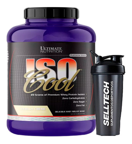 Proteína Ultimate Nutrition Iso Cool 5 Lb Vainilla + Shaker