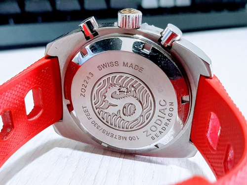 Relógio Zodiac 1882 Seadragon, Swiss Made, Cronógrafo