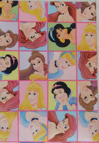 Imagem 1 de 1 de Saco Para Presente 20x29 Cm Princesas 100 Unidades