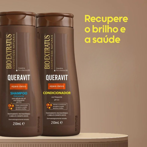 Kit Bio Extratus Queravit Sh 250ml + Cond 250ml