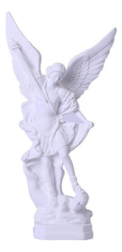 Estatua San Miguel El Arcángel Matando Demonios Artesanía