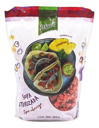 3 Pza Soya Texturizada Wand's Sabor Chorizo 300 G
