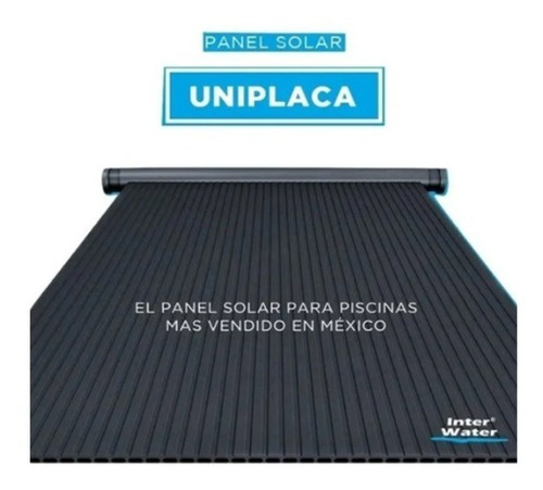 Panel Calentador Solar Para Alberca Inter Water 4x10 cubre 3.7 m2