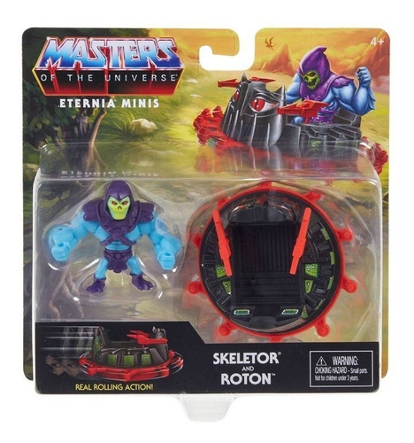 Mini Figura Skeletor Y Roton Masters Of The Universe