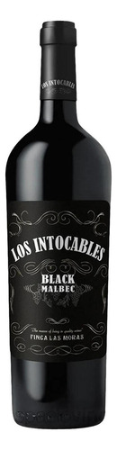 Pack De 12 Vino Tinto Los Intocables Black Malbec 750 Ml