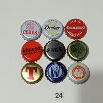 Comprar Lote Nº 24  Chapitas Tapitas De Cerveza  Importadas