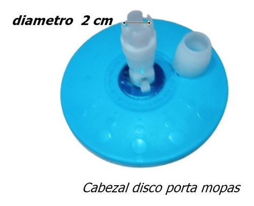 Imagen 1 de 6 de Cabezal Porta Mopas Para Centrifugas Giratoria Spin Mop