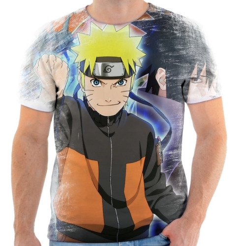 Camisa Camiseta Personalizada Uzumaki Naruto Shippuden 1