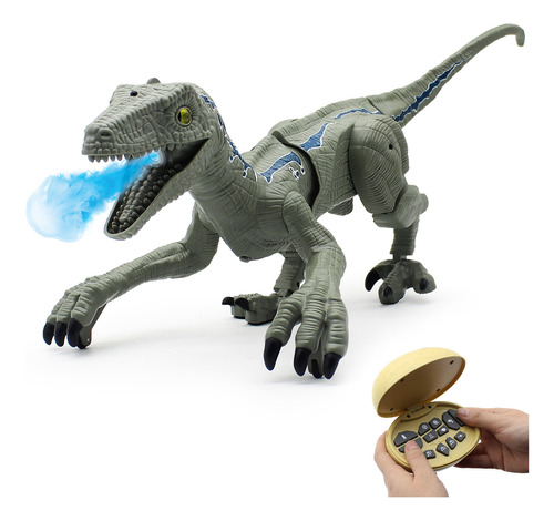 Fisca Electronic Rc Velociraptor Toys Para Niños Y Adultos M Color Validar Descripción