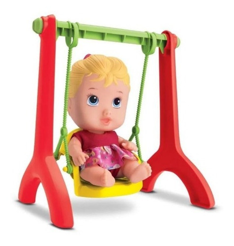 Boneca Balancinho Menina Little Dolls Playground - Divertoys