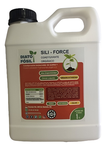 Diatofósil Silicio Líquido 1 Lt - Silicato De Potasio