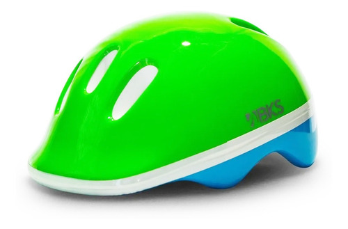 Casco Ciclismo Bicicleta Recreacional Para Niños Bks Color Verde Talla S