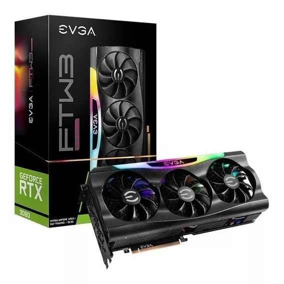 Placa de video Nvidia Evga FTW Gaming GeForce RTX 30 Series RTX 3080 10G-P5-3897-KR 10GB