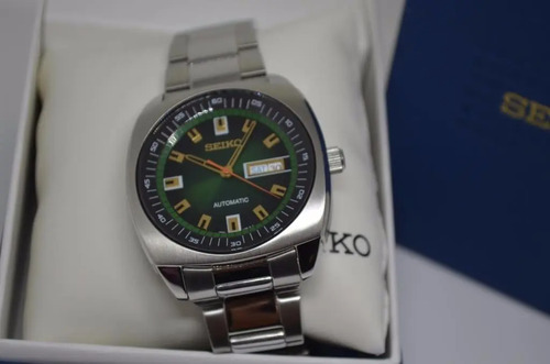 Seiko Recraft Automatic Mostrador Verde | Parcelamento sem juros