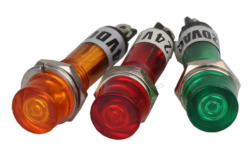 Bombillo Indicador Naranja 220v Paq. 4pcs Bo-593or