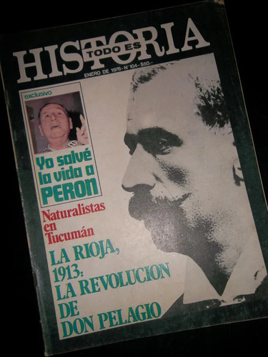 Revista Todo Es Historia N 104 Enero 1976 Usada Buen Estado