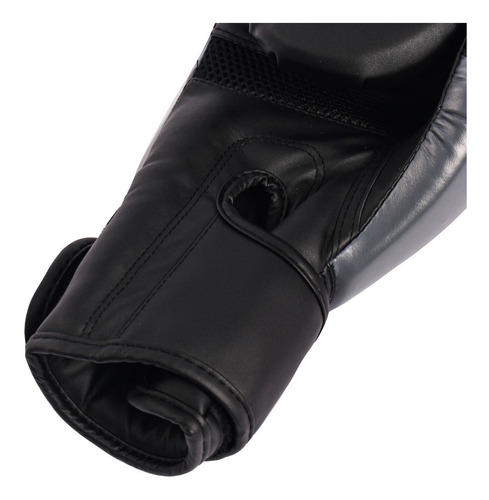 Imagen 5 de 8 de Guantes Boxeo Negro 10 Y 12 Oz Velcro Importado Profesional