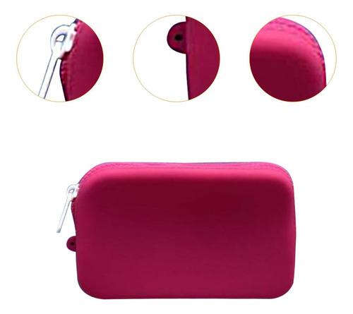 4 Monedero De Silicona Para Bolso De Playa, Tarjetero,