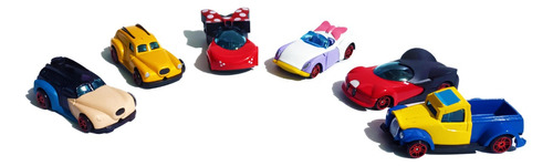 Juguetes Carros De Mickey Mouse X 6 Jugueteria Para Niños