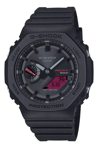 Relógio Casio G-shock Ga-b2100bbr-1adr Black And Bold Red