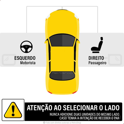 Vidro Espelho Retrovisor Uno 12 13 14 15 16 Esquerdo Orig