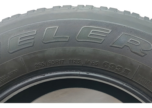 Neumático Bridgestone Dueler At 693 Iii 265 65 17 112s Índice De Velocidad S