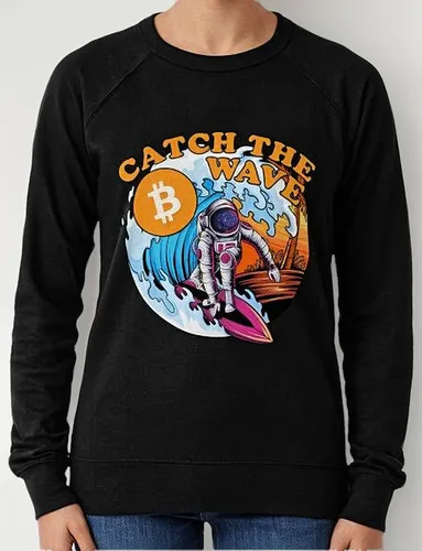 Buzo Catch The Wave - Bitcoin Calidad Premium