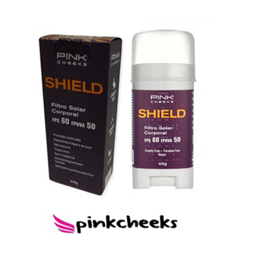 Protetor solar corporal Shield FPS60 Pink Cheeks 45g