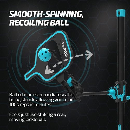 Ayuda Para Entrenar Pickleball Trainer Topspinpro Spinpro