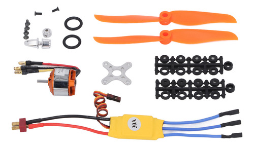 Kit De Hélice Rc Motor Esc 2212, Motor Sin Escobillas De 6 T