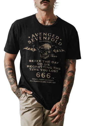 Polo Personalizado Banda Avenged Sevenfold 001