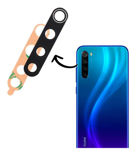Imagem 1 de 7 de Lente Vidro Camera Xiaomi Redmi Note 8 Normal 6.3 Original