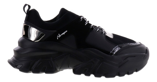 Imagen 2 de 4 de Tenis Sneakers Modernos De Plataforma Chunky Mujer