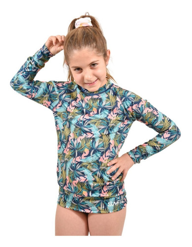 Remera Natacion Niños Safit® Pileta Proteccion Solar Uv50