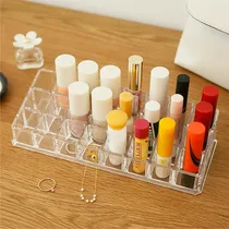 Comprar Organizador Exhibidor Para Labiales Y Maquillaje 24 Espacios
