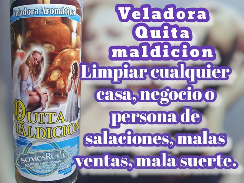 Veladora Quita Maldicion 1 Pieza