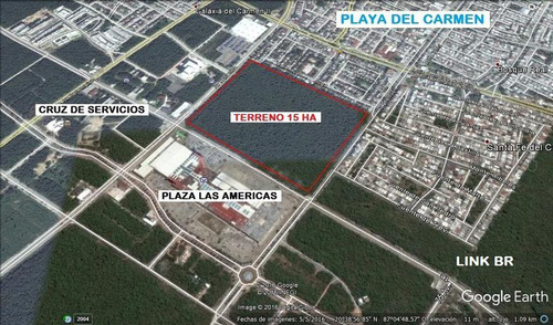 Terreno 15 Ha Playa Del Carmen Junto Plaza Las Americas